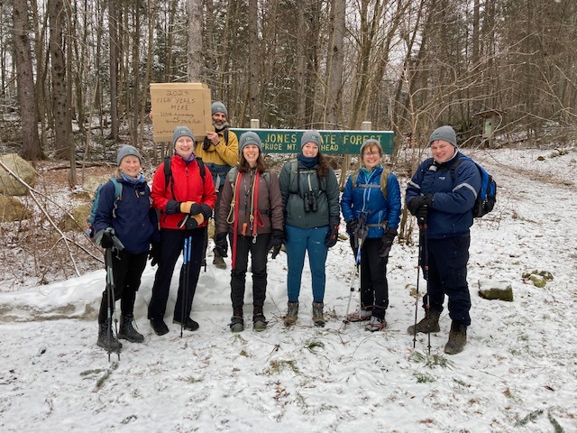 Sun Jan 07 2024 New Years Day Hike with Forest and Parks group by Dana Lawrence, Nancy Thomas